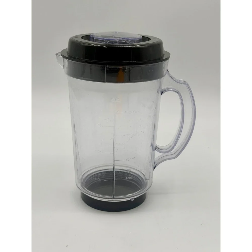Magic Bullet 1000ml Replacement Blender Pitcher with Lid and Measurement Clear